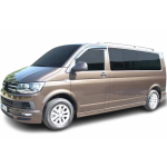 Volkswagen Transporter - (2003 - 2021) Uzun Şase Custom Style Yan Marşpiyel Seti (Plastik)